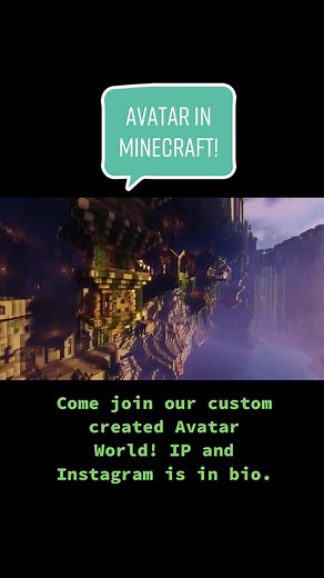 Come join our Avatar themed Minecraft server! We offer bending, roleplay, and a map with locations from ATLA/LOK. #avatar #avatarthelastairbender #fyp
