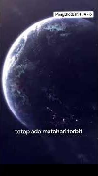 lagu rohani # pengkhotbah 1 : 4 - 6 # Firman Tuhan