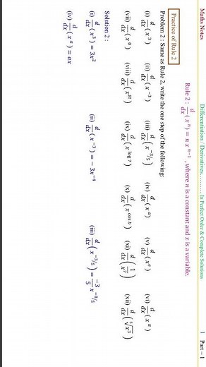 Derivatives Practice | Rules of Differentiation #mathslearning #calculusformulas #education