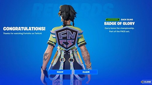 Fortnite: How to get the FNCS back bling for free in Chapter 4