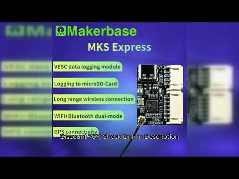 Makerbase VESC EXPRESS supports WIFI+Bluetooth SD card logging ESP32 module GPS positioning