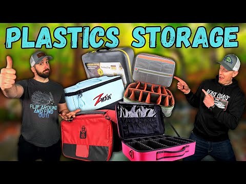 The BEST Ways To Store Soft Plastic Fishing Lures!