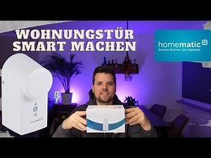 Install the Homematic IP door lock drive and connect it to the Access Point via the app.