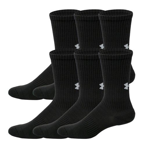 Under Armour Men's 6-Pack Cotton Crew Sock - Samsclub.com