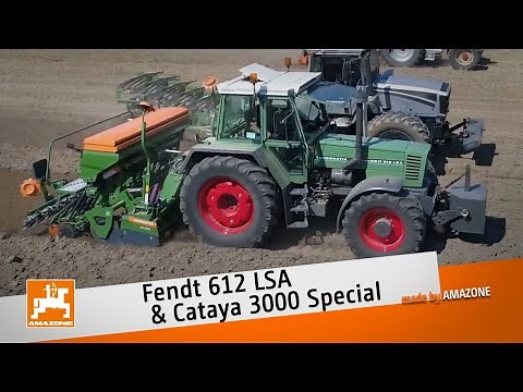 Fendt 612 LSA Turbomatik with Cataya 3000 Special | AMAZONE