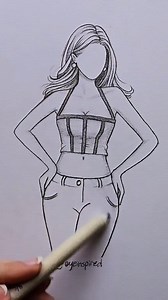 27M views · 444K reactions | How to draw a body 﫶 Change heart size to make different body types! #art #artwork #artist #draw #drawing #sketch #illustration #fashion #designer #fashionstyle #paint #painting #satisfying | Eyeinspired | Facebook