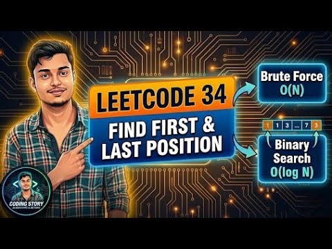 Facebook's Favorite Interview Question! LeetCode 34: Find First & Last Position