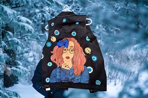 Sleeveless Vest Denim Jacket - Etsy