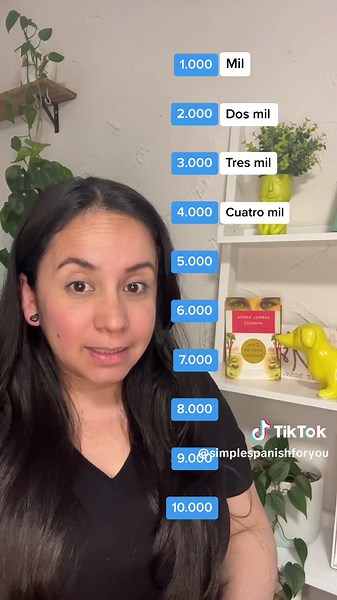 Learn Spanish Numbers 1000 to 2000 | Mil Dos Mil Tres Mil