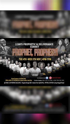 PROPHET, PROPHESY. | Maurice Oloo