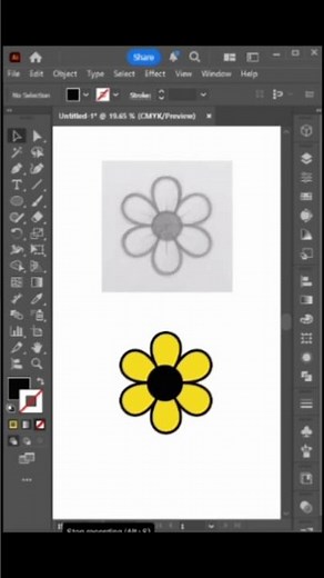 abstract design in adobe illustrator #illustratortips #abstractdesign