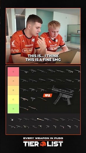 Not all SMGs are built the same ☝️ #pubg #virtuspro #tierlist