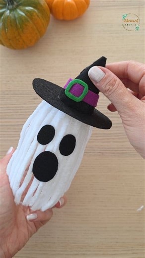 202K views · 2.4K reactions | Make this spooky and adorable ghost lantern using simple materials! Perfect craft idea for Halloween home decoration. It glows beautifully and looks magical in the dark  ✨ Don’t forget to like and subscribe for more DIY Halloween crafts #shemarkcrafts #halloween #halloweendecor #ghost #spookyseason #handmade #crafts | Shemark Crafts | Facebook