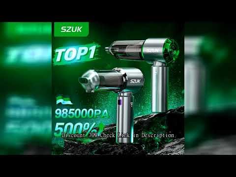 SZUK C012MAX Car Vacuum Cleaner Strong Suction Cleaning Mini Machine Wireless Portable Handhled Blow