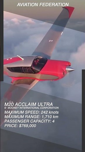 Mooney M20 Acclaim Ultra | High-Performance Speed in a Luxury Piston Aircraft
