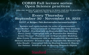 CORES Fall lecture series recordings