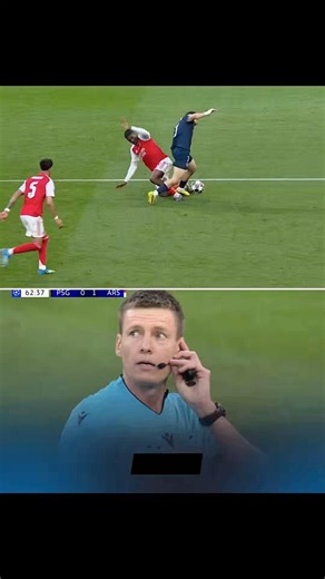 Mosquera mistake leads to Dembele penalty goal for PSG vs Arsenal champions league final #arsenal