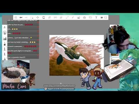 Come draw with me! - Drawing with Copic Markers - Drawing Digitally and With Copic Markers