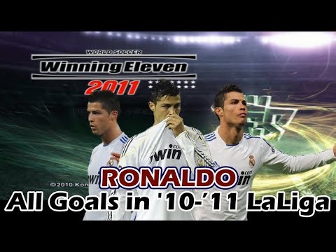 [PS2] PES 2011 RONALDO All Goals in La liga '10-'11