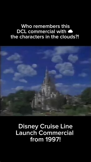 Disney Cruise Line Launch Commercial from 1997! This commercial started running almost an entire year before the Magic set sail in 1998. Who remembers this commercial with the characters in the clouds?! #disney #instadisney #disneyreels #disneyinsta #disneyworld #disneyland #disneygram #disneyig #disneyparks #dcl #disneycruise #disneycruiseline #cruise #cruiseship #mickeymouse | Disney Mouse House