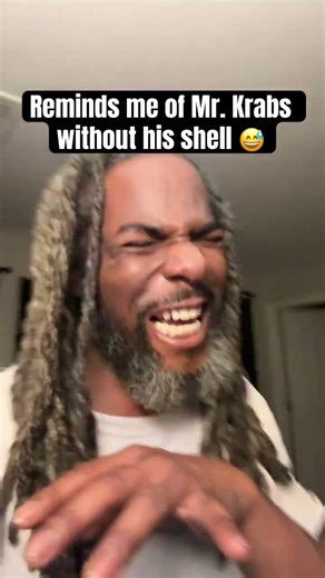 It’s Mr. Krabs with no shell 😅😂