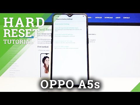 How to Hard Reset OPPO A5s – Wipe Data