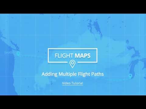 Flight Maps Video Tutorial - Adding Multiple Flight Paths