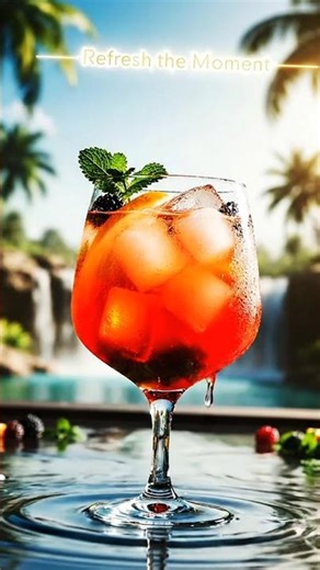 Fresh Fruit Mocktail 🍓🍊 | Summer Special Drink 😍#mocktail #trending #juice #viral #mocktails