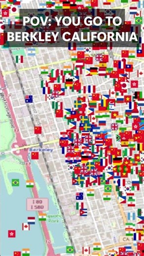 East Bay California Enclaves 1 Flag = 10 Immigrants