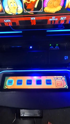 Everi Empire slot machine Yard Birds 3 Multi denomination Choose free play or bill validator and printer Choose payout % $3,500 plus shipping | Slot Machines ltd.