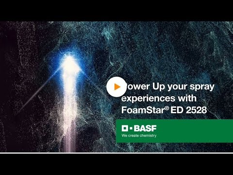 Power up your spray experiences with FoamStar® ED 2528
