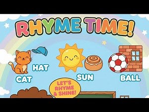 Easy Rhyming Words Activity for Kids | Spectrum Public School |