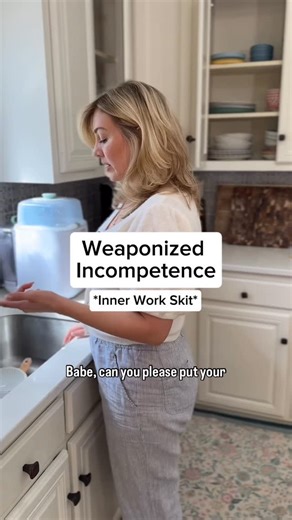 Mathew Micheletti & Ashley Cottrell on Instagram: "Weaponized incompetence in relationships is when a person intentionally portrays ignorance, forgetfulness, and other excuses to avoid doing normal tasks. They often fake not knowing or not remembering because they don't want to take responsibility and contribute to normal household tasks or partner requested tasks. This leaves their partner feeling angry and exasperated at their inability to contribute to the house and relationship. It leaves th