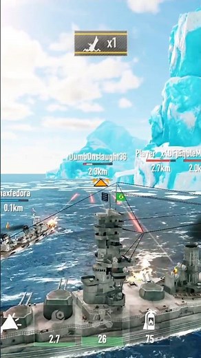 {Battle Of Warship}🏴‍☠️ | Killing 2 Galster | #ijnfuso #battleofwarships #battleships #1vs2