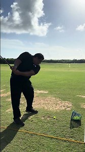 El Padi aprendiendo Golf