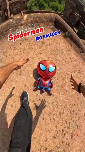 Spiderman Big Balloon 🎈 Pov Parkour #shortvideo #shotrs #shortsvideo #youtubeshorts #parkour #flip