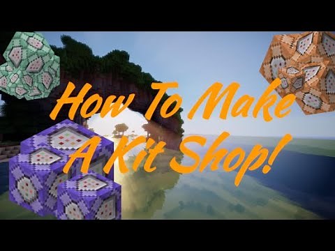 Minecraft Bedrock Commands: How To Make A Kit Shop!