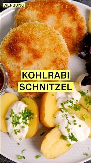 Knusprige Kohlrabischnitzel #einfachgeschmack #rezept #abendessen #lecker