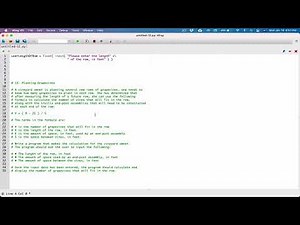 2.13. (Part 1) Planting Grapevines - Python