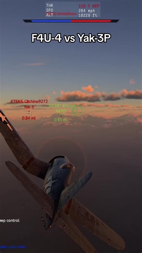 F4U-4 vs Yak-3P: Aerial Combat Comparison