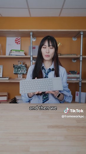 This is why we added up to 4 profiles to the Wireless Touchpad Keyboard.* 💭 Interested in building your own custom keyboard using our control board? Apply to the Dev Program, linked in our bio. *Note: This is a DVT unit and final design will change.