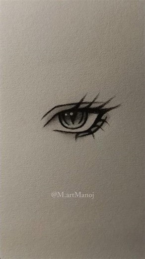 How to draw eye (cat)‪@M.artManoj‬ #drawing #eyes #art #shorts #trending #viral