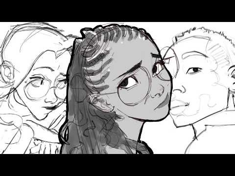 Warm-Up Sketches with the Huion Kamvas Pro 27