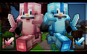 defrosted 16x (2 RECOLORS) MCPE PvP Texture Pack by Keno & Looshy