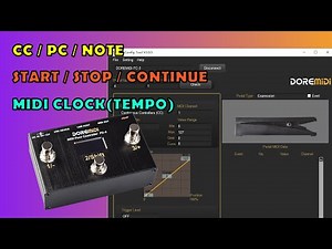 【DOREMiDi】FC-3 New Features - Support MIDI Start/Stop/Tempo and Expression Pedal Add New Functions