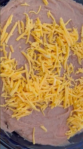 Cheesy Refried Bean Dip