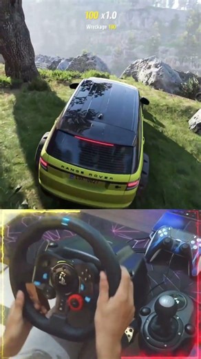 POV: You thought Range Rover is normal SUV… 💀🚗 #forzahorizon5 #logitechg29