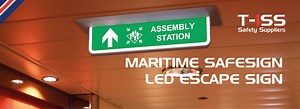 Maritime SafeSign Led Escape Sign