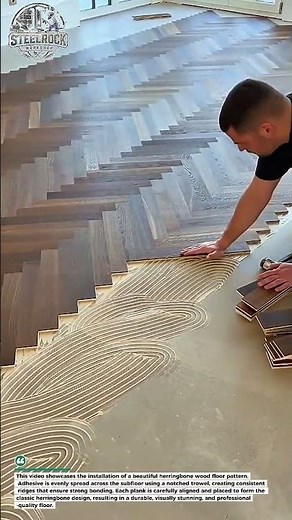 Perfect Herringbone Floor Installation | Precision Flooring Technique