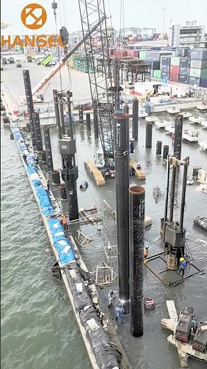 How to build a dock? #construction #piling